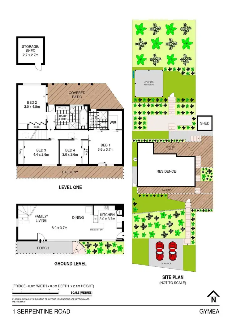Floorplan of Homely house listing, 1 Serpentine Road, Gymea NSW 2227