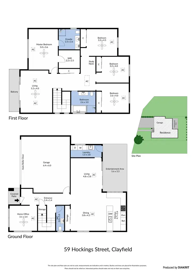 Floorplan of Homely house listing, 59 Hockings Street, Clayfield QLD 4011