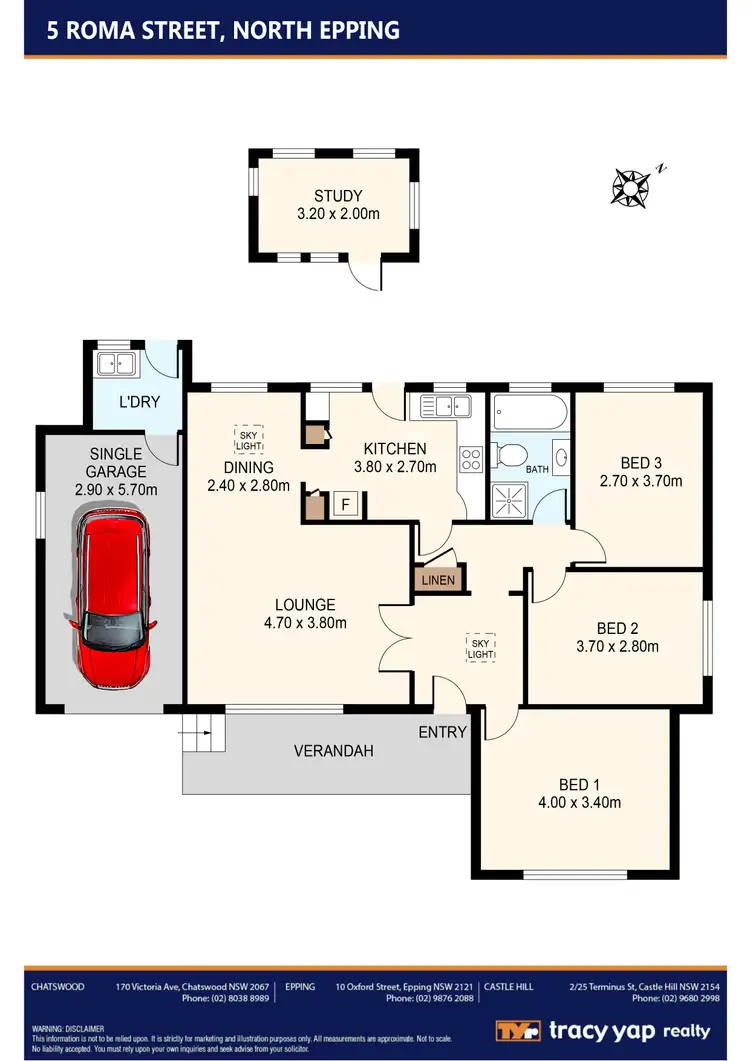 Floorplan of Homely house listing, 5 Roma Street, North Epping NSW 2121
