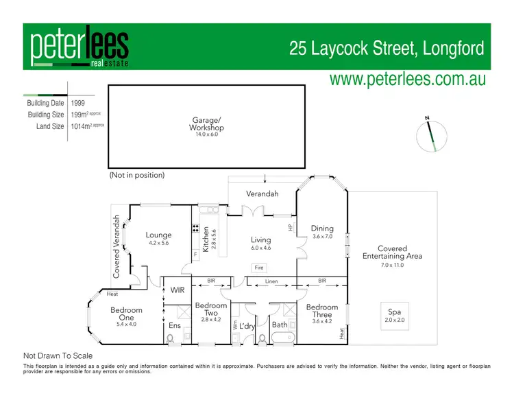 Floorplan of Homely house listing, 25 Laycock Street, Longford TAS 7301