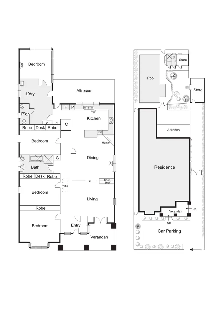 Floorplan of Homely house listing, 6 Vautier Street, Elwood VIC 3184