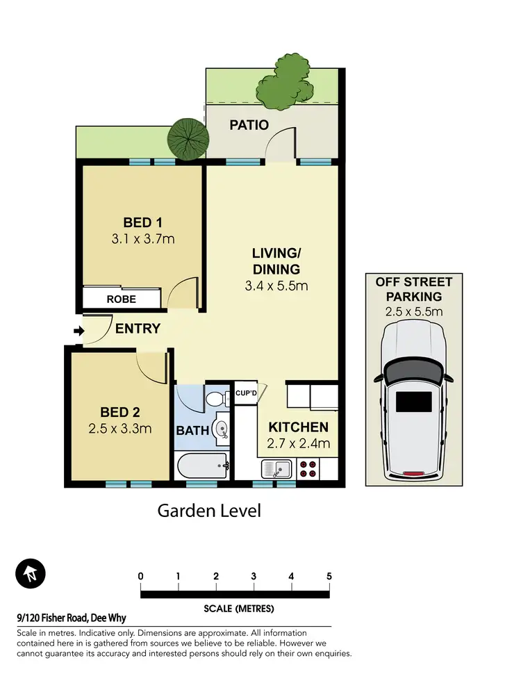 Floorplan of Homely apartment listing, 9/120 Fisher Road, Dee Why NSW 2099