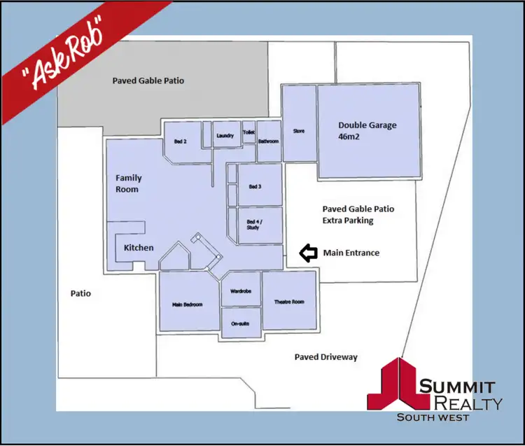 Floorplan of Homely house listing, 11B Keble Heights, College Grove WA 6230