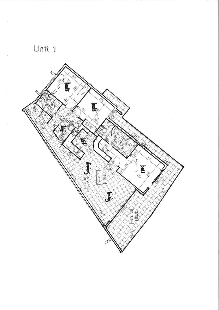 Floorplan of Homely unit listing, 1/3046 Quay South Drive, Carrara QLD 4211