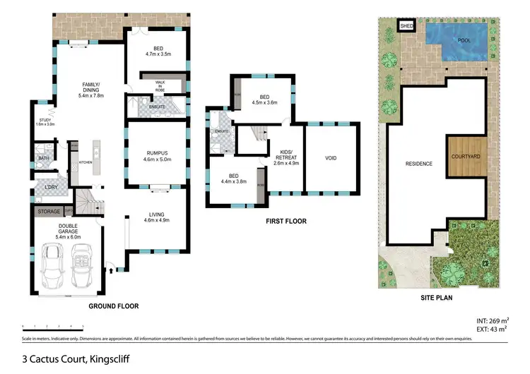 Floorplan of Homely house listing, 3 Cactus Court, Kingscliff NSW 2487