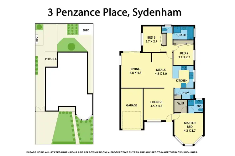 Floorplan of Homely house listing, 3 Penzance Place, Sydenham VIC 3037
