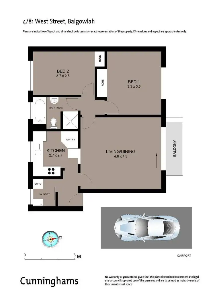 Floorplan of Homely unit listing, 4/81 West Street, Balgowlah NSW 2093