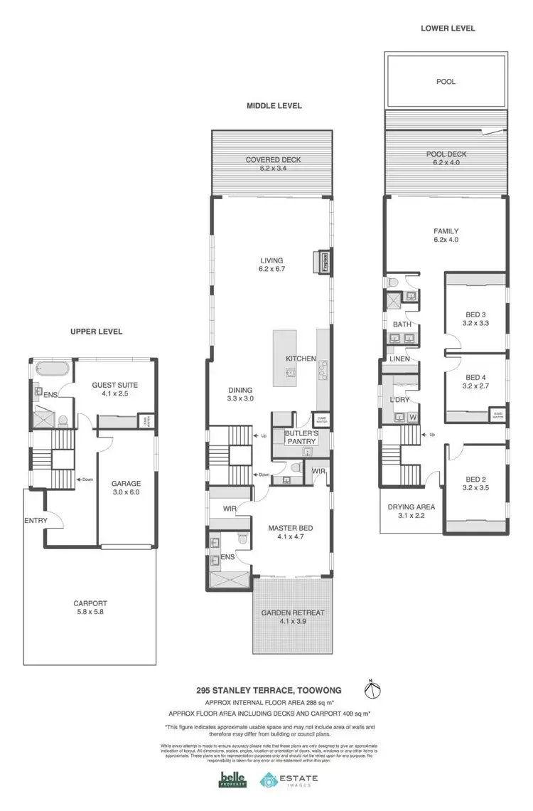 Floorplan of Homely house listing, 295 Stanley Terrace, Taringa QLD 4068