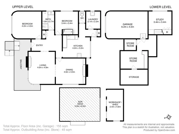 Floorplan of Homely house listing, 166 Augusta Road, Lenah Valley TAS 7008
