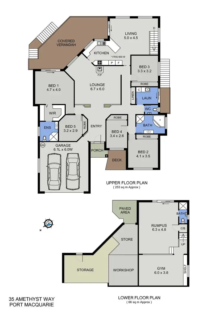 Floorplan of Homely house listing, 35 Amethyst Way, Port Macquarie NSW 2444