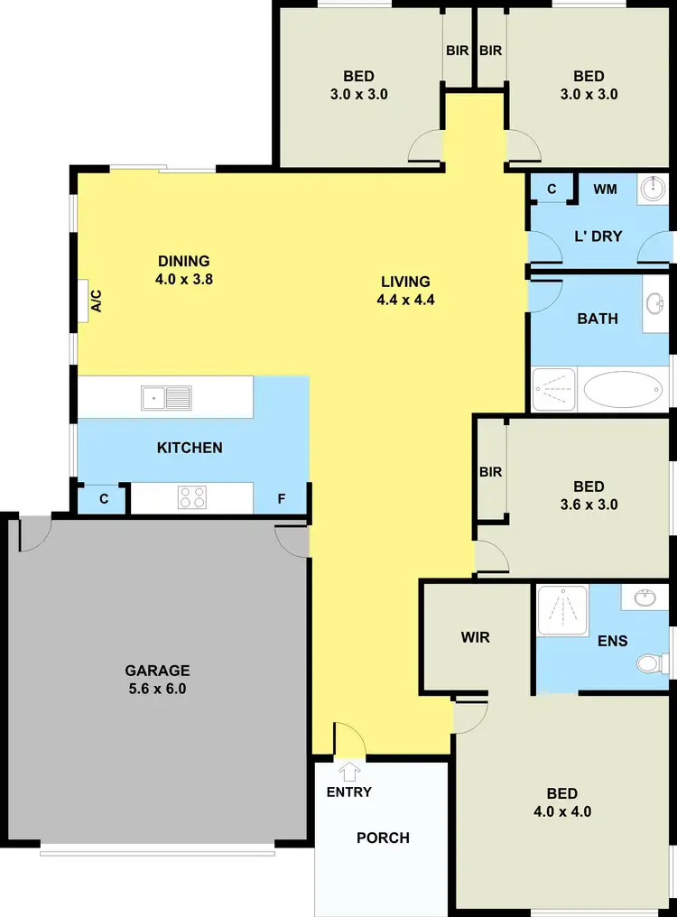 Floorplan of Homely house listing, 28 Sinclair Crescent, Tarneit VIC 3029