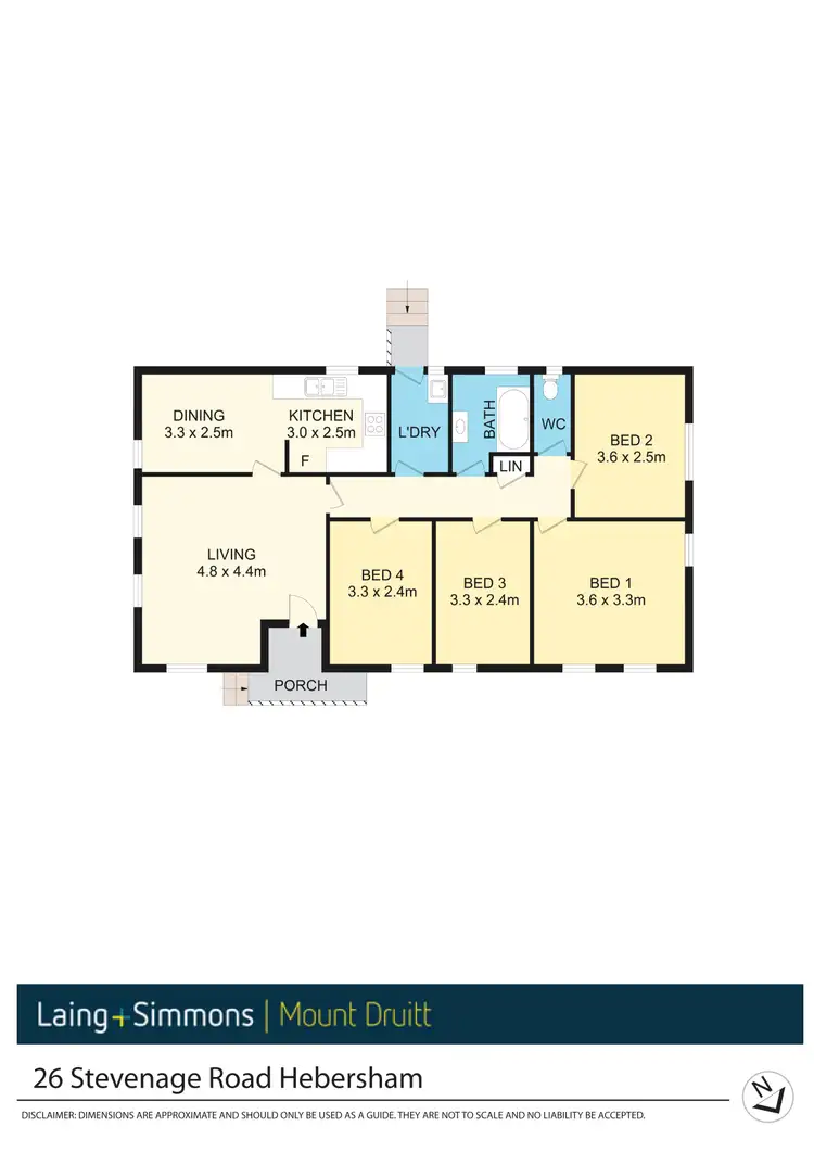 Floorplan of Homely house listing, 26 Stevenage Road, Hebersham NSW 2770