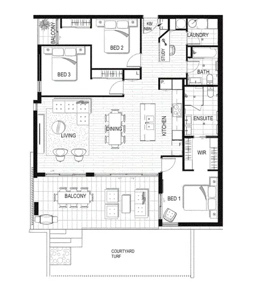 Floorplan of Homely apartment listing, 2112/30 Johnston Street, Bulimba QLD 4171