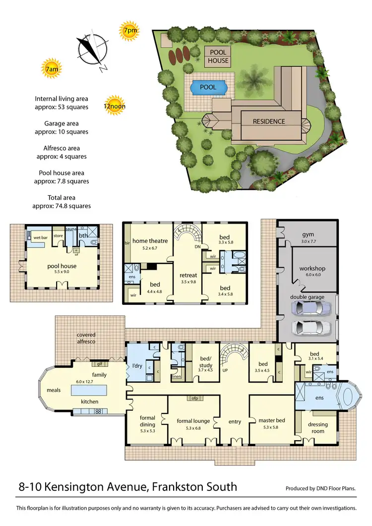 Floorplan of Homely house listing, 8-10 Kensington Avenue, Frankston South VIC 3199