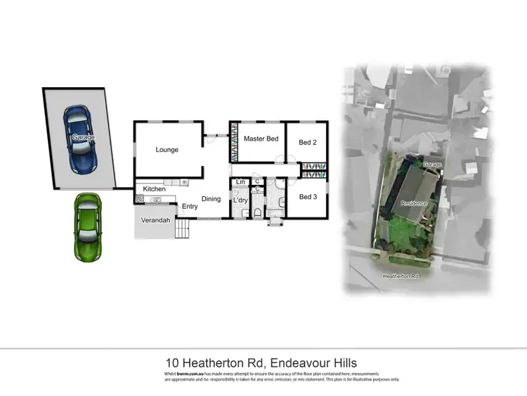Floorplan of Homely unit listing, 10 Heatherton Road, Endeavour Hills VIC 3802