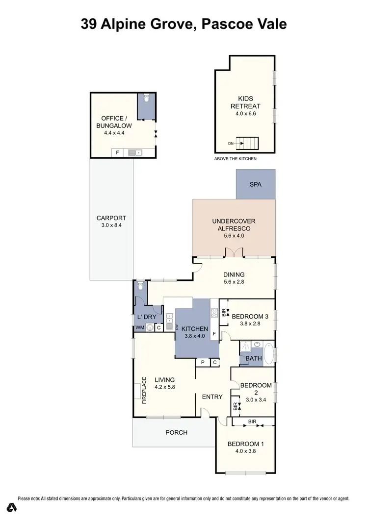 Floorplan of Homely house listing, 39 Alpine Grove, Pascoe Vale VIC 3044