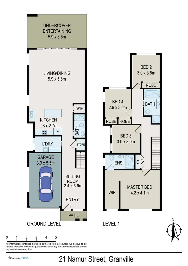 Floorplan of Homely house listing, 21a Namur Street, Granville NSW 2142