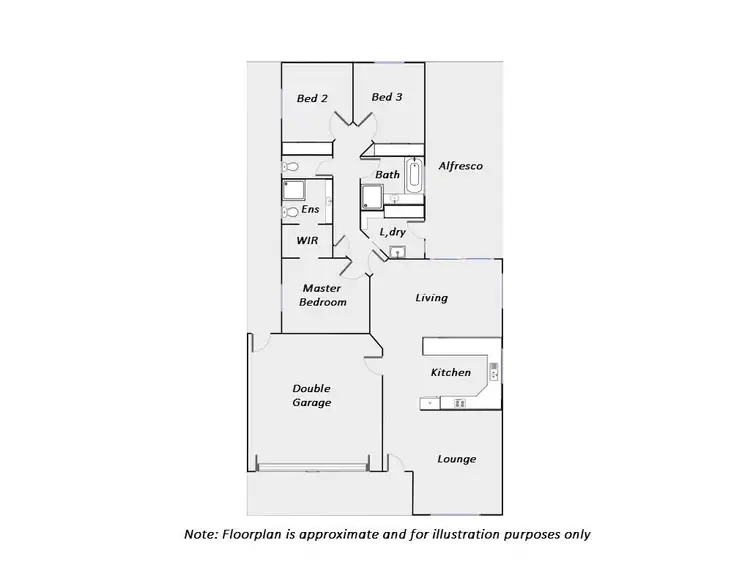 Floorplan of Homely house listing, 533 Irymple Avenue, Irymple VIC 3498