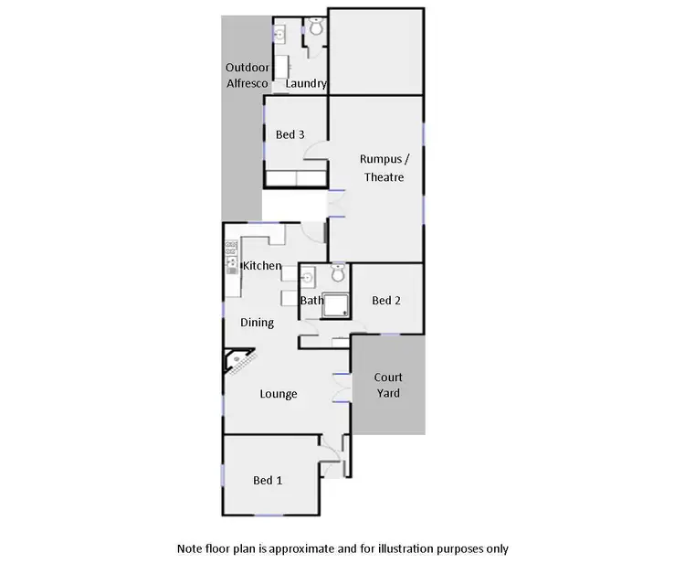 Floorplan of Homely house listing, 670 Koorlong Avenue, Irymple VIC 3498