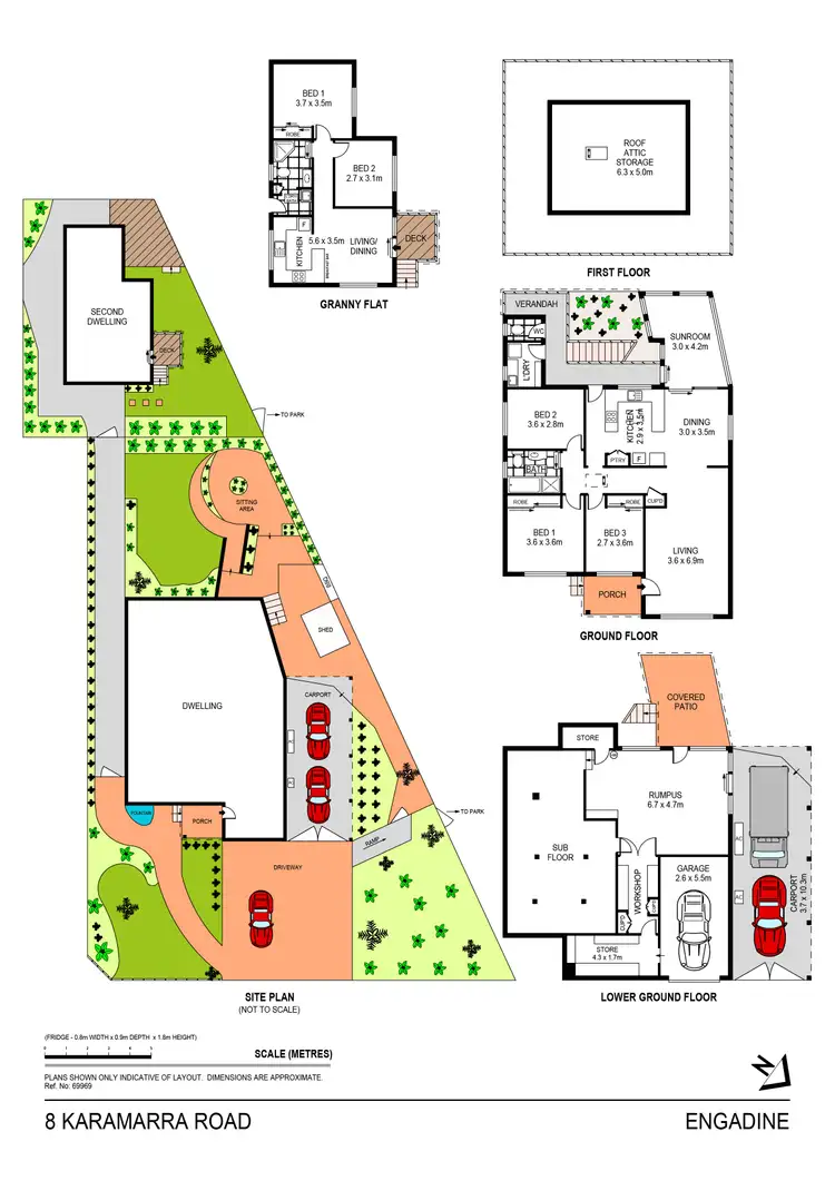 Floorplan of Homely house listing, 8 Karamarra Road, Engadine NSW 2233