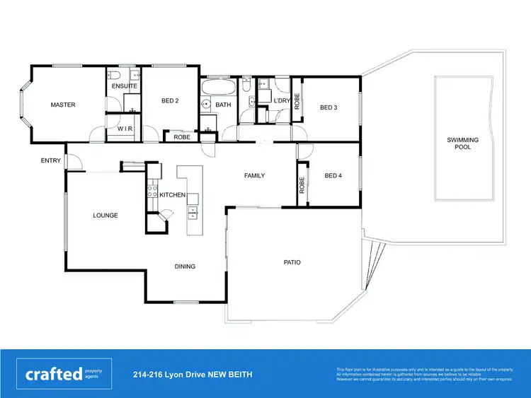 Floorplan of Homely house listing, 214-216 Lyon Drive, New Beith QLD 4124