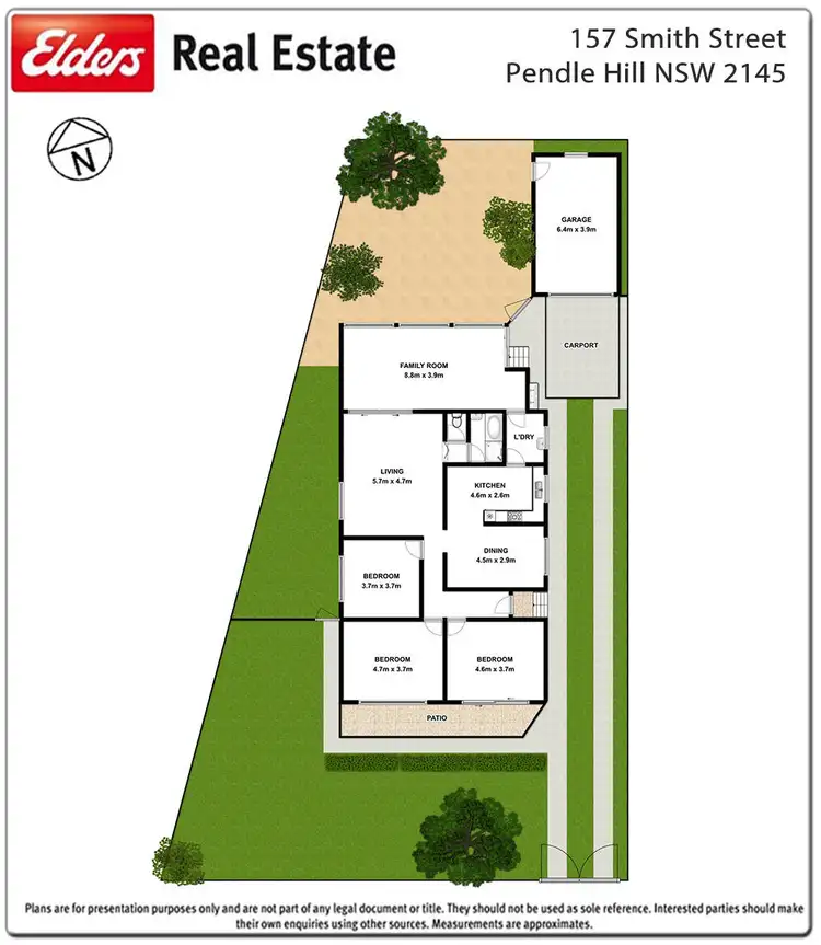 Floorplan of Homely house listing, 157 Smith Street, Pendle Hill NSW 2145