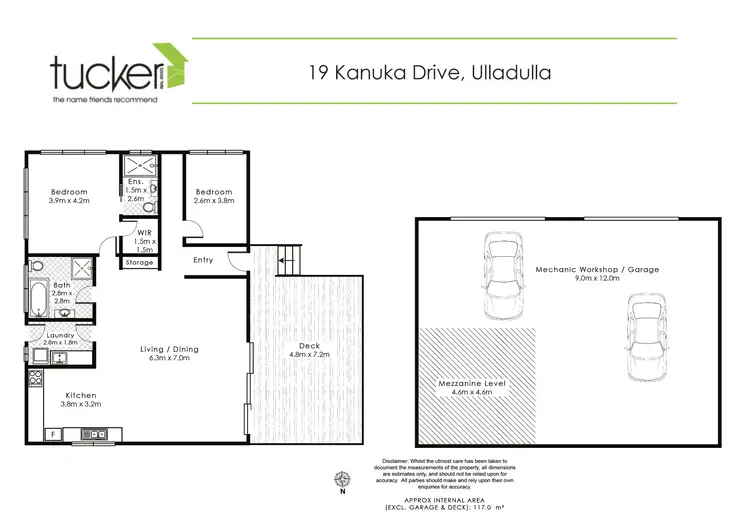 Floorplan of Homely house listing, 19 Kanuka Drive, Ulladulla NSW 2539