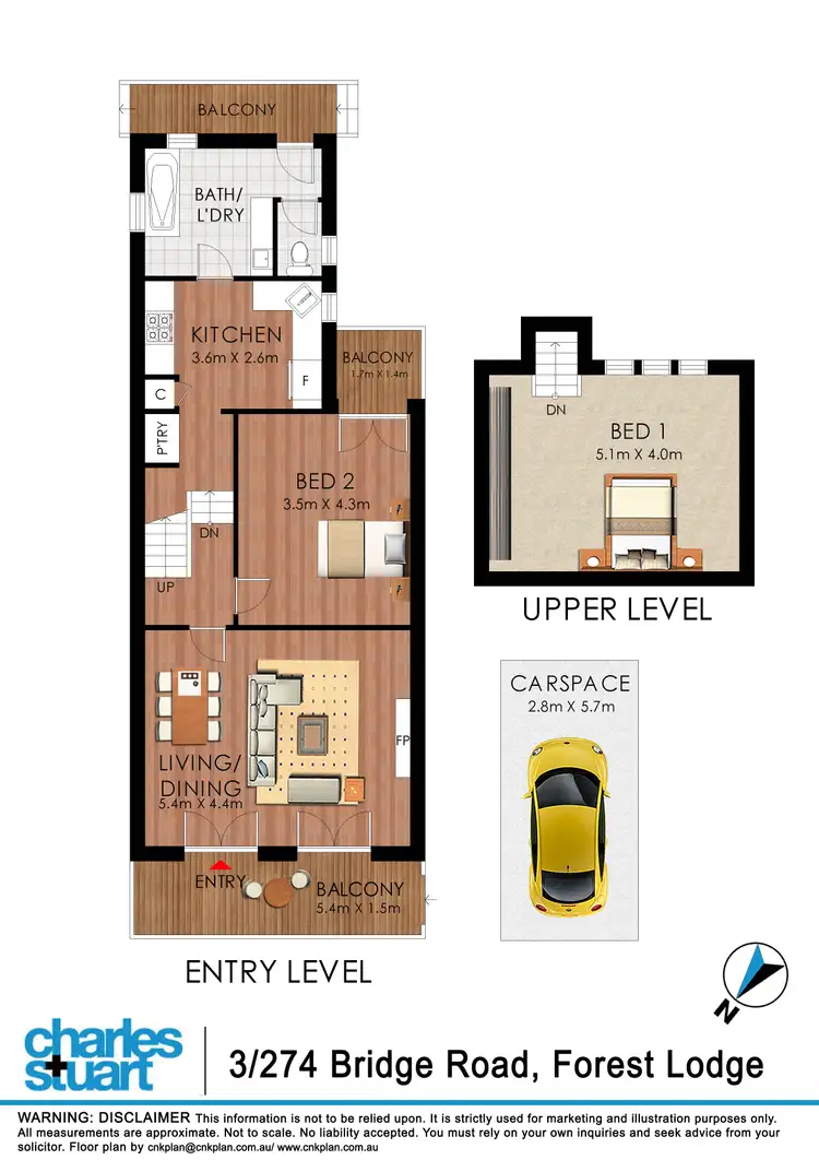 Floorplan of Homely apartment listing, 3/274 Bridge Road, Forest Lodge NSW 2037