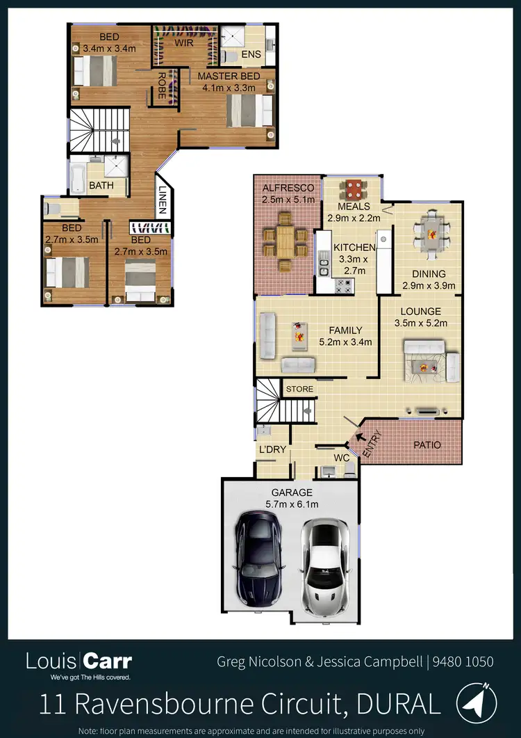 Floorplan of Homely house listing, 11 Ravensbourne Circuit, Dural NSW 2158