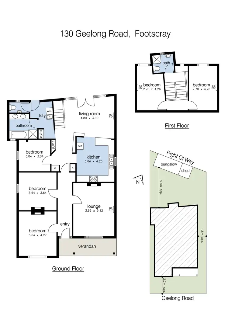 Floorplan of Homely house listing, 130 Geelong Road, Footscray VIC 3011