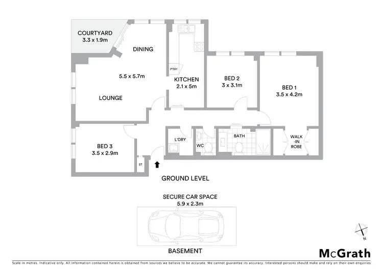 Floorplan of Homely apartment listing, 1/4-10 The Boulevarde, Brighton-le-sands NSW 2216