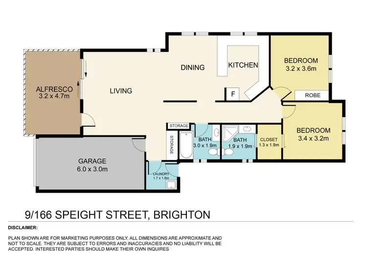 Floorplan of Homely unit listing, 9/166 Speight Street, Brighton QLD 4017