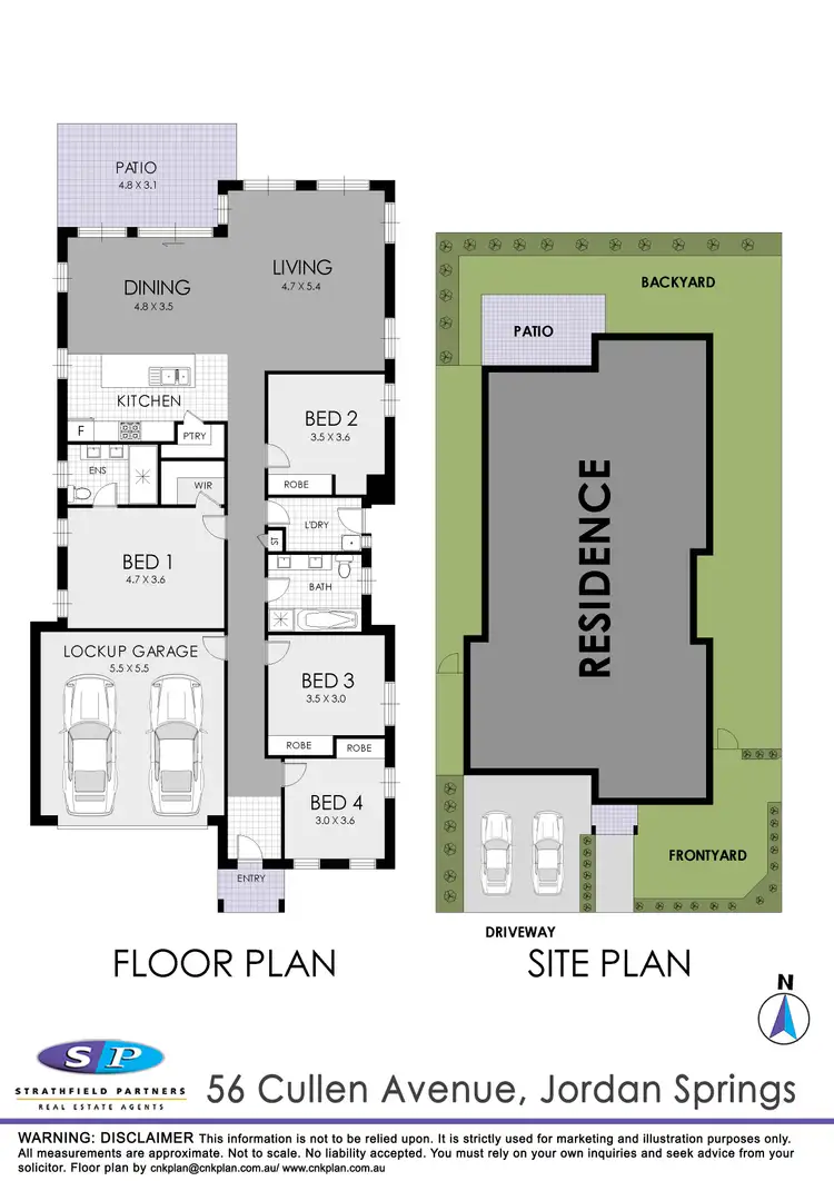 Floorplan of Homely house listing, 56 Cullen Avenue, Jordan Springs NSW 2747
