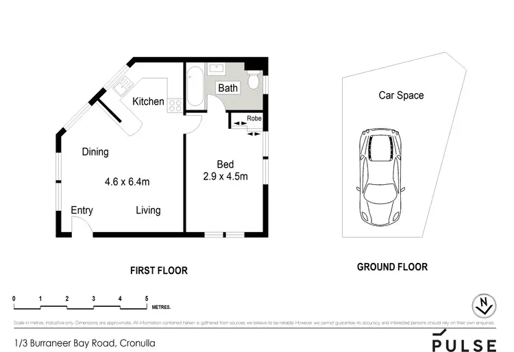 Floorplan of Homely apartment listing, 1/3 Burraneer Bay Road, Cronulla NSW 2230