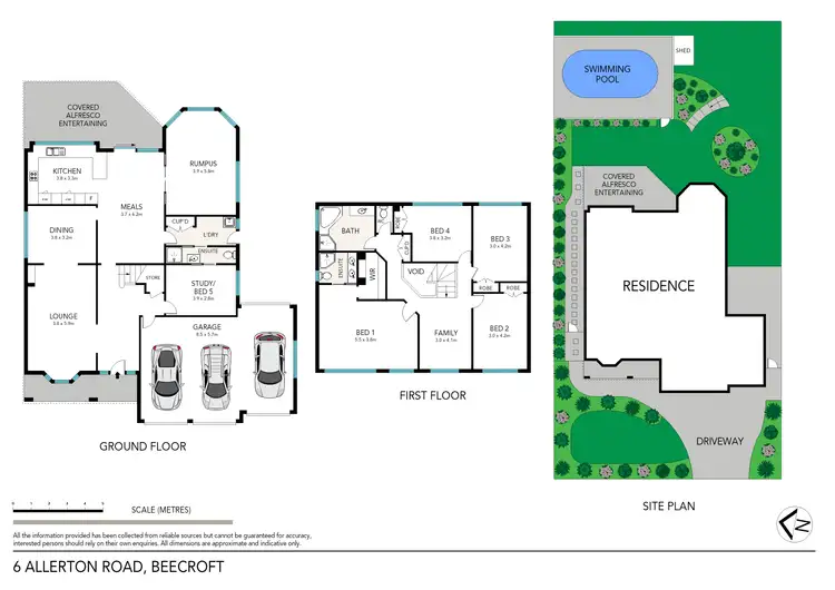 Floorplan of Homely house listing, 6 Allerton Road, Beecroft NSW 2119