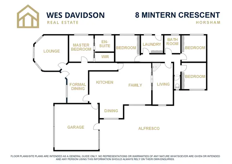 Floorplan of Homely house listing, 8 Mintern Crescent, Horsham VIC 3400