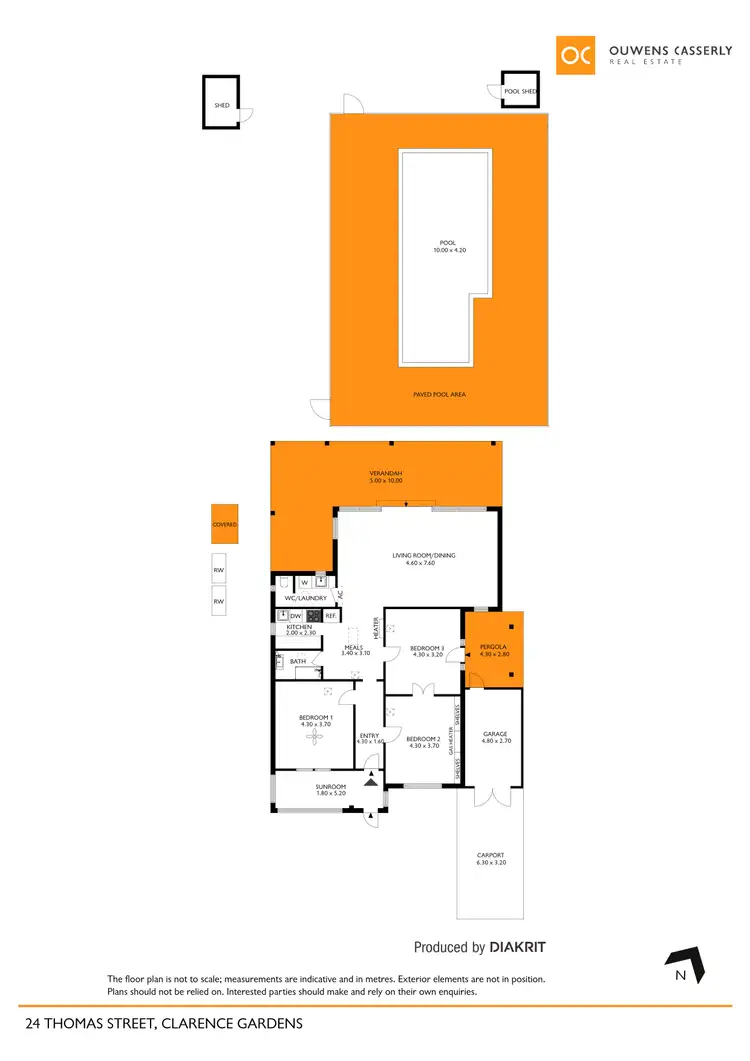 Floorplan of Homely house listing, 24 Thomas Street, Clarence Gardens SA 5039