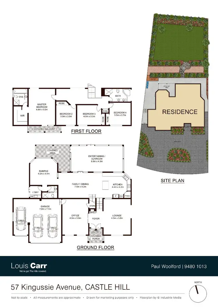 Floorplan of Homely house listing, 57 Kingussie Avenue, Castle Hill NSW 2154
