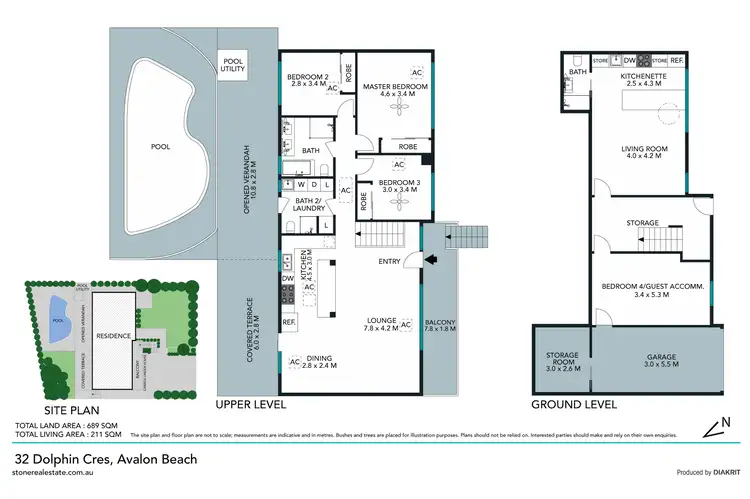 Floorplan of Homely house listing, 32 Dolphin Crescent, Avalon Beach NSW 2107