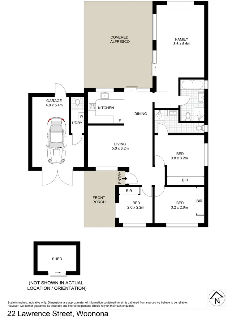 Floorplan of Homely house listing, 22 Lawrence Street, Woonona NSW 2517