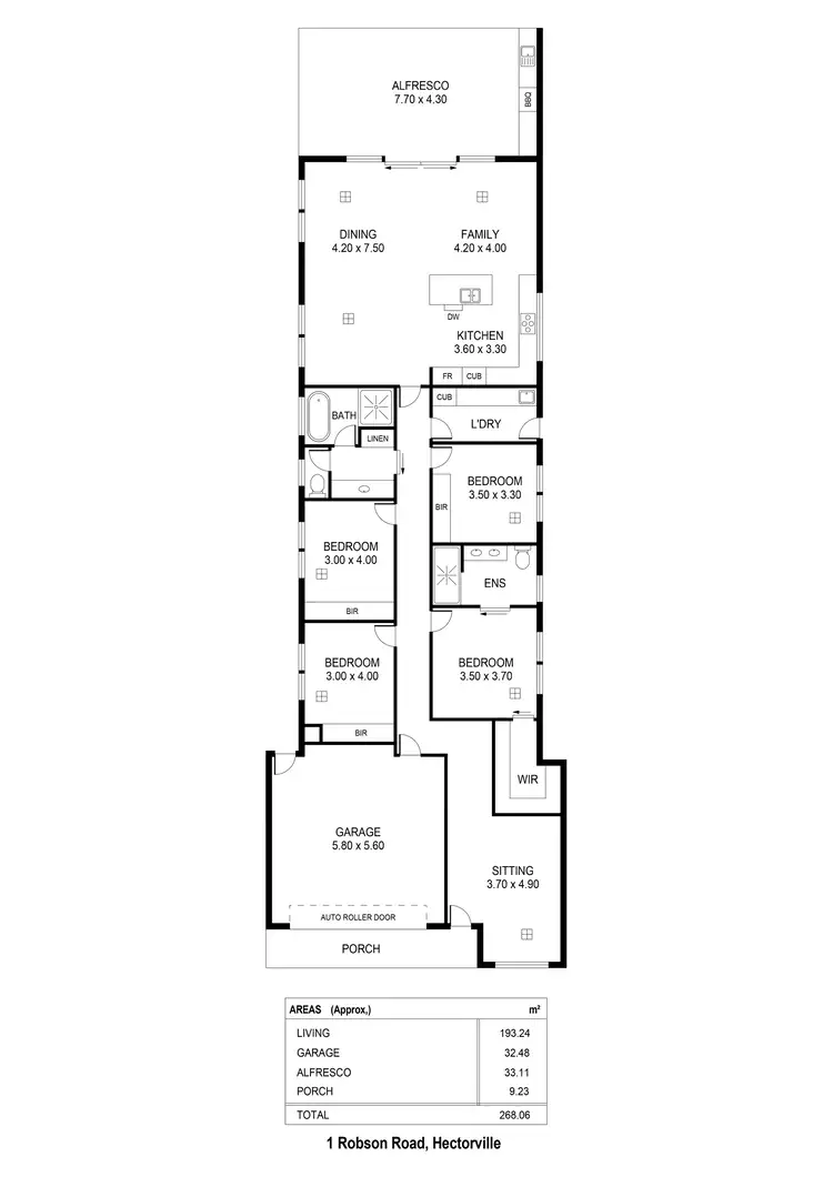 Floorplan of Homely house listing, 1B Robson Road, Hectorville SA 5073