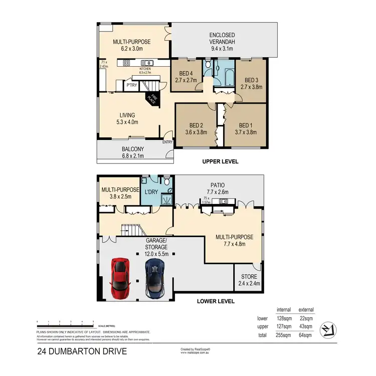 Floorplan of Homely house listing, 24 Dumbarton Drive, Kenmore QLD 4069