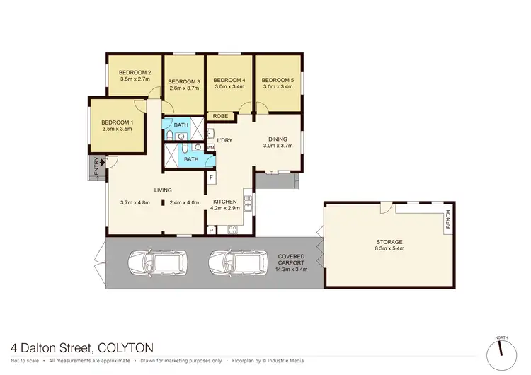 Floorplan of Homely house listing, 4 Dalton Street, Colyton NSW 2760