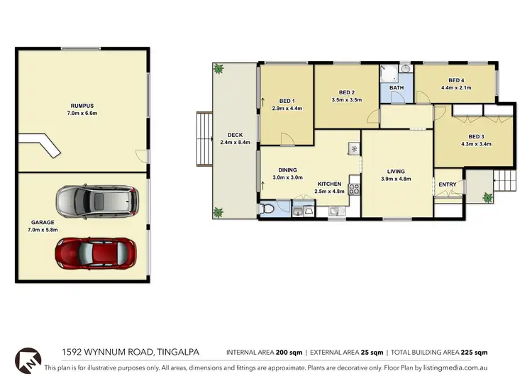 Floorplan of Homely house listing, 1592 Wynnum Road, Tingalpa QLD 4173