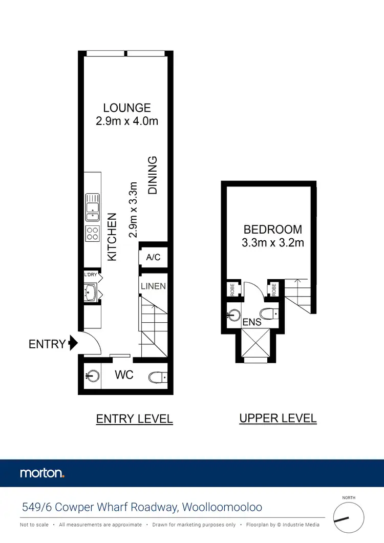 Floorplan of Homely apartment listing, 549/6 Cowper Wharf Roadway, Woolloomooloo NSW 2011
