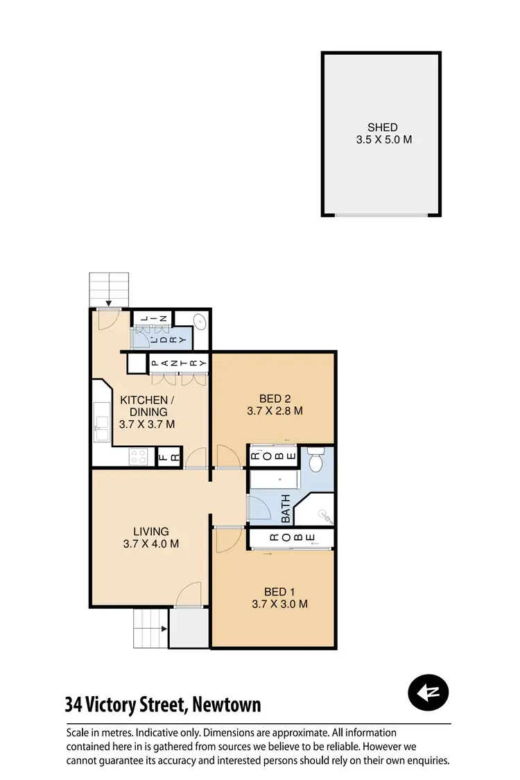 Floorplan of Homely house listing, 34 Victory Street, Newtown QLD 4350