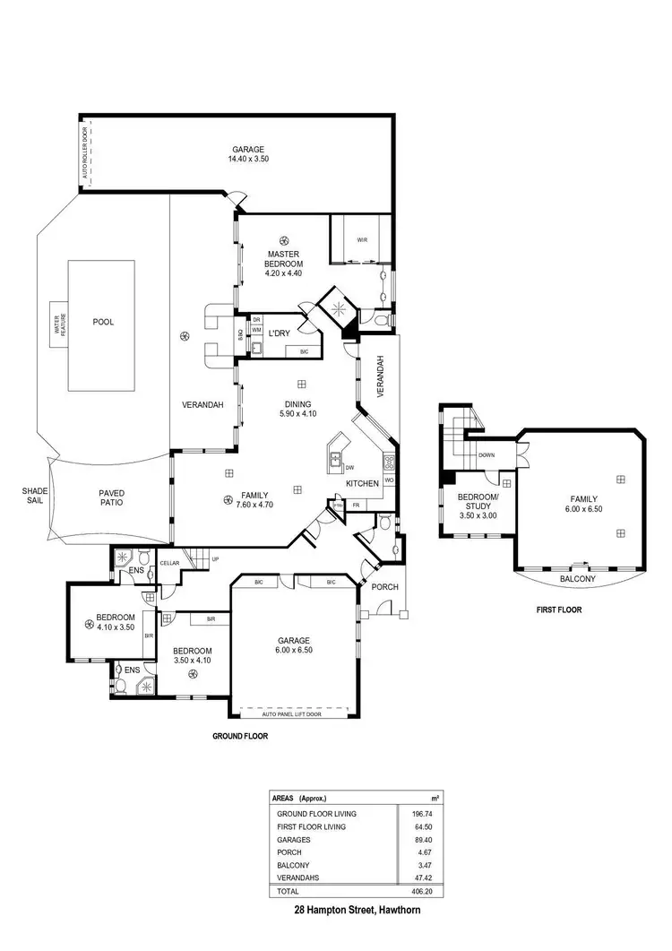 Floorplan of Homely house listing, 28 Hampton Street, Hawthorn SA 5062