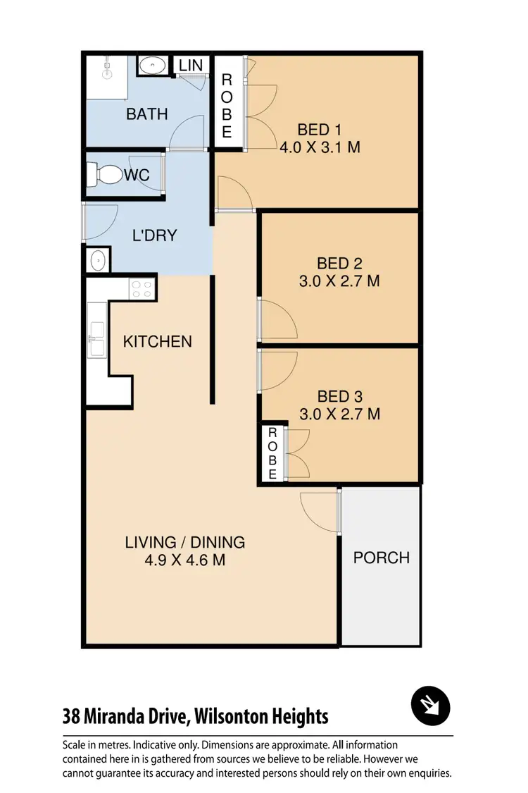 Floorplan of Homely house listing, 38 Miranda Drive, Wilsonton Heights QLD 4350