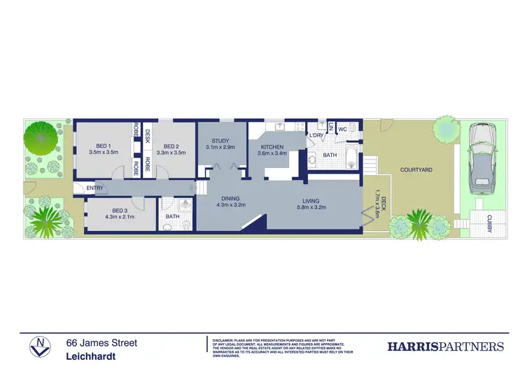 Floorplan of Homely house listing, 66 James Street, Leichhardt NSW 2040