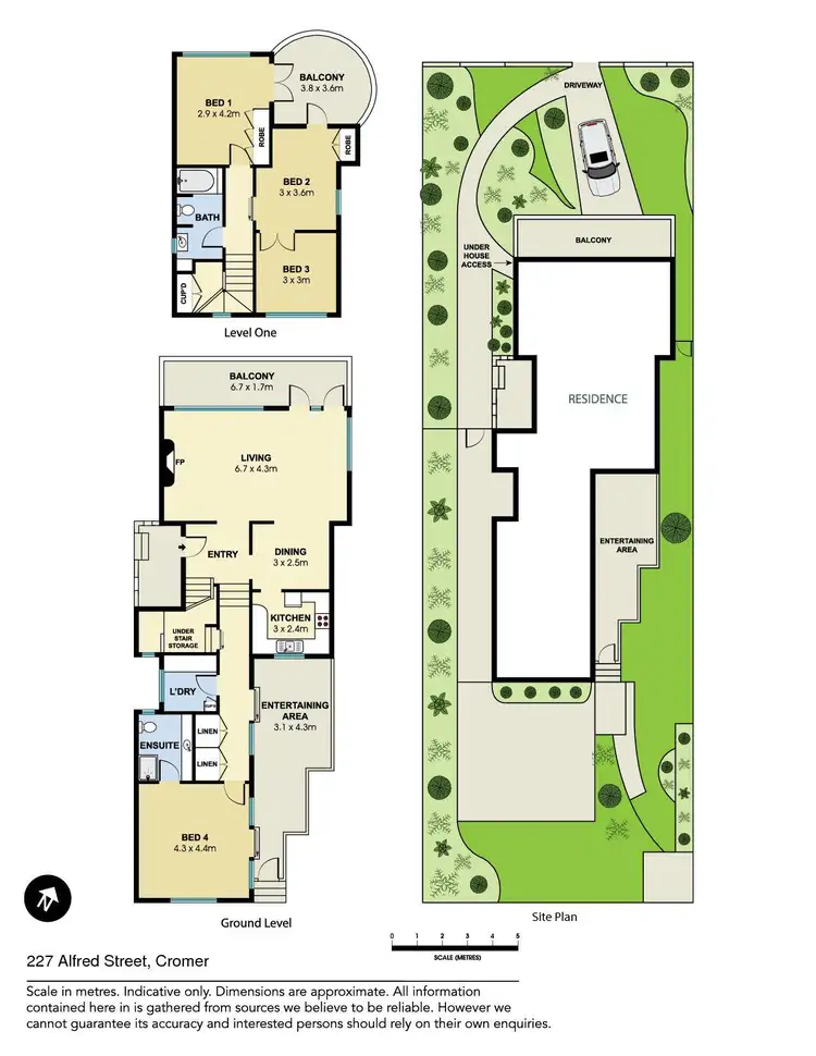 Floorplan of Homely house listing, 227 Alfred Street, Cromer NSW 2099